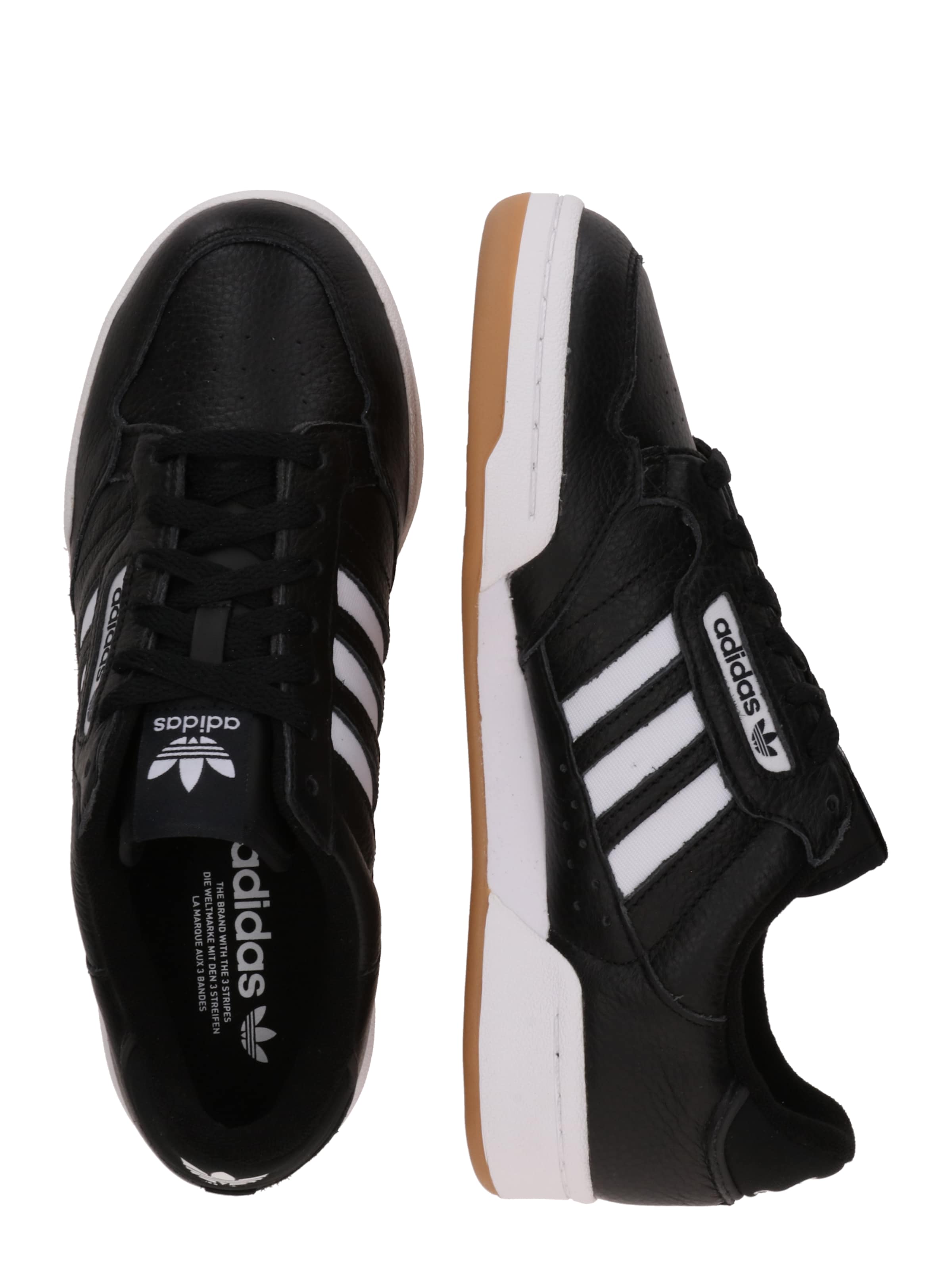 ADIDAS ORIGINALS Σνίκερ χαμηλό 'Continental 80' σε μαύρο