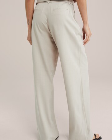 Loosefit Pantaloni con pieghe di WE Fashion in beige