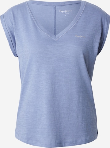 Pepe Jeans Top – modrá: přední strana