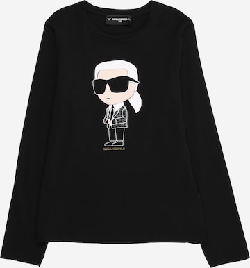 Maglietta di Karl Lagerfeld in nero: frontale