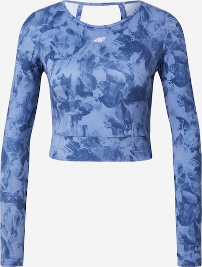 Tricou funcțional 4F pe albastru / albastru fumuriu, Vizualizare produs