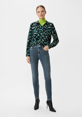 comma casual identity Skinny Jeans in Blauw: voorkant