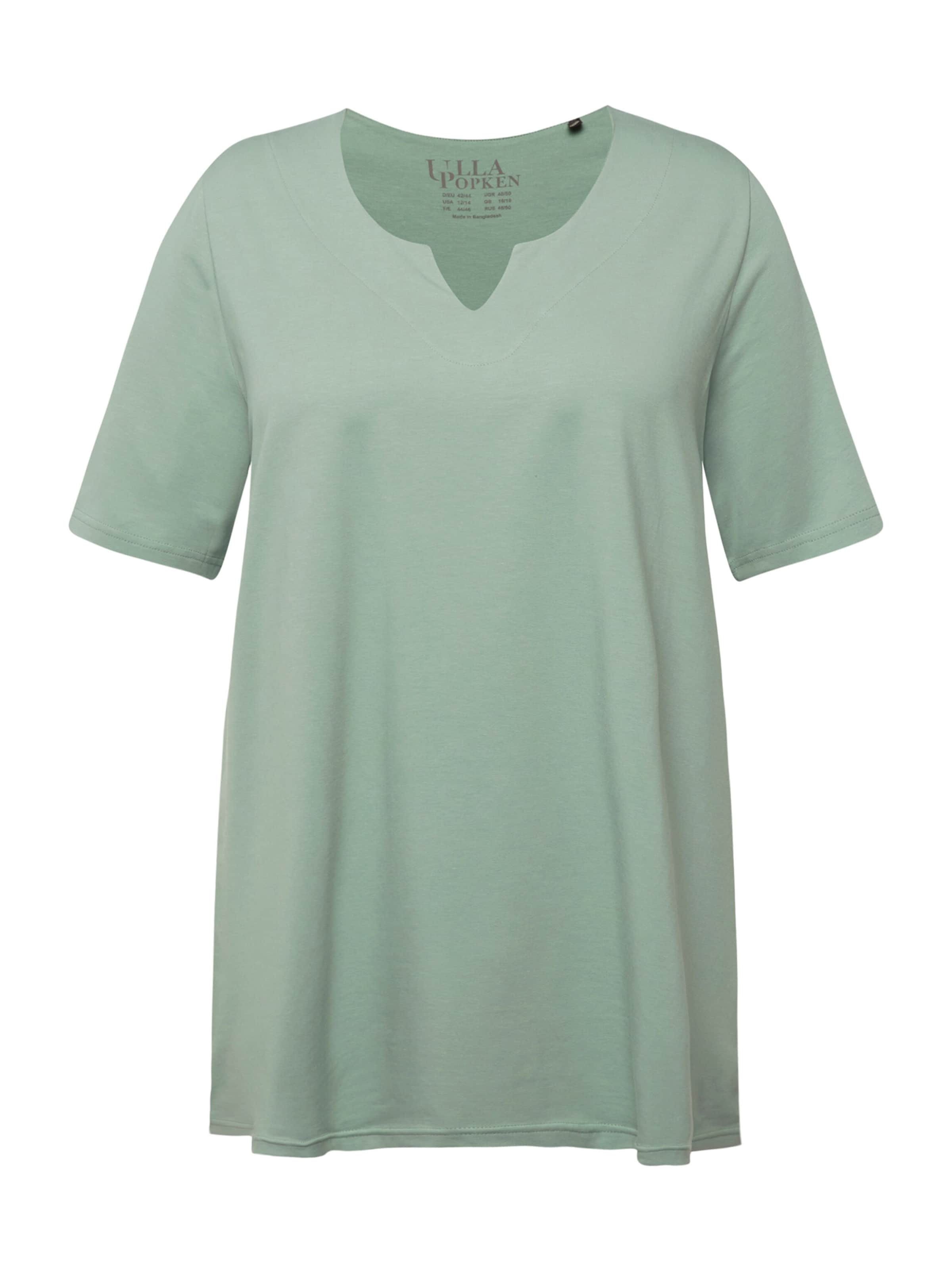 Ulla Popken Shirt in Groen: voorkant
