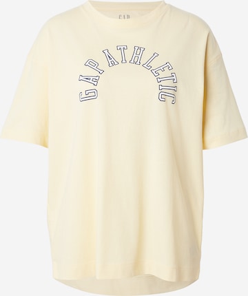 GAP Футболка оверсайз в Желтый: спереди