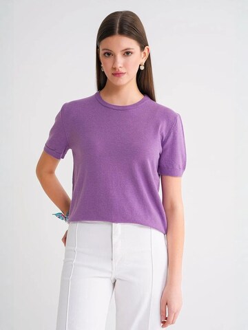 MixRay Pullover in Lila: Vorderseite