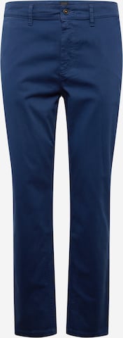 Tapered Pantaloni chino di BOSS in blu: frontale