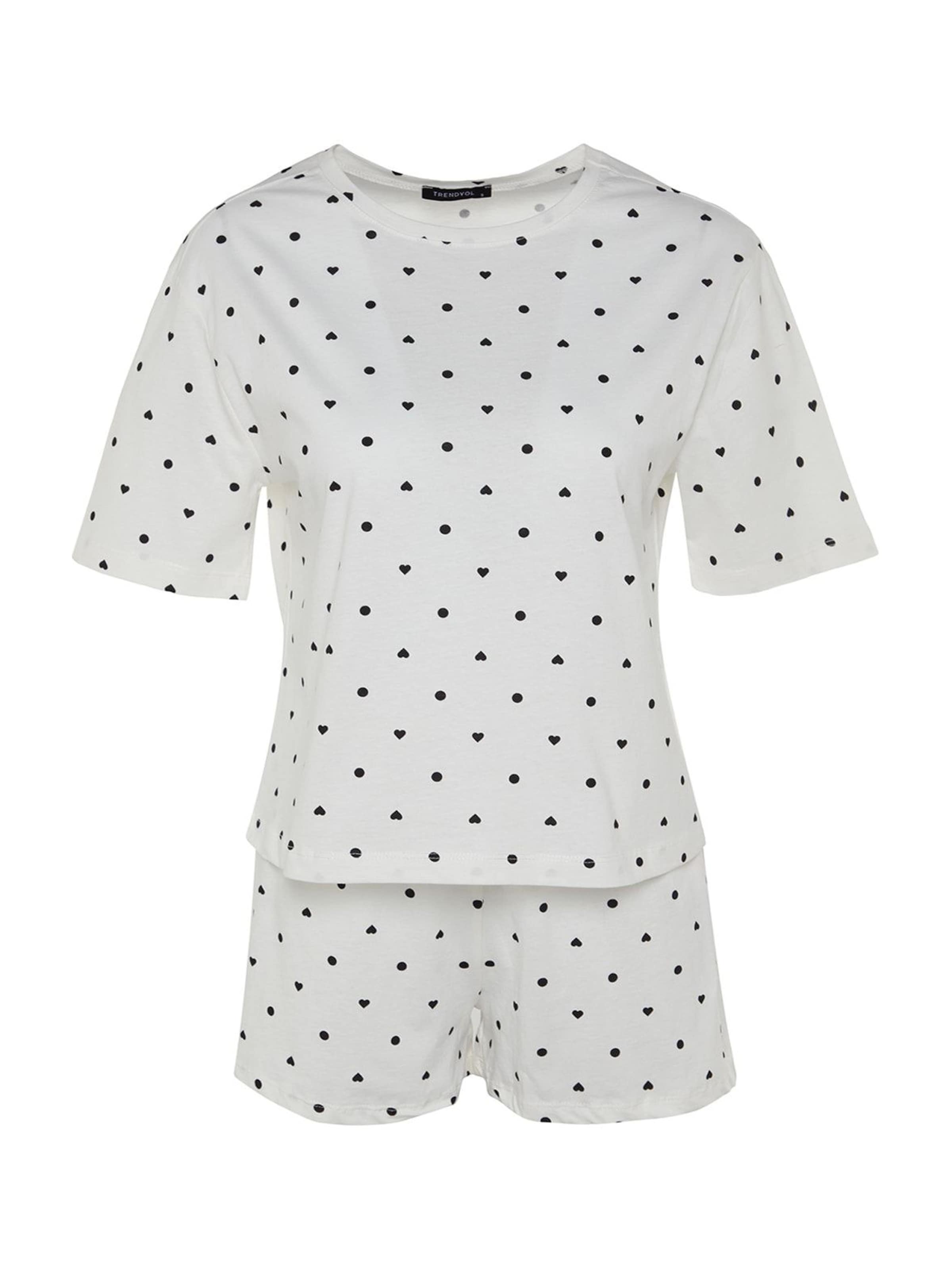 Shorty di Trendyol in bianco: frontale