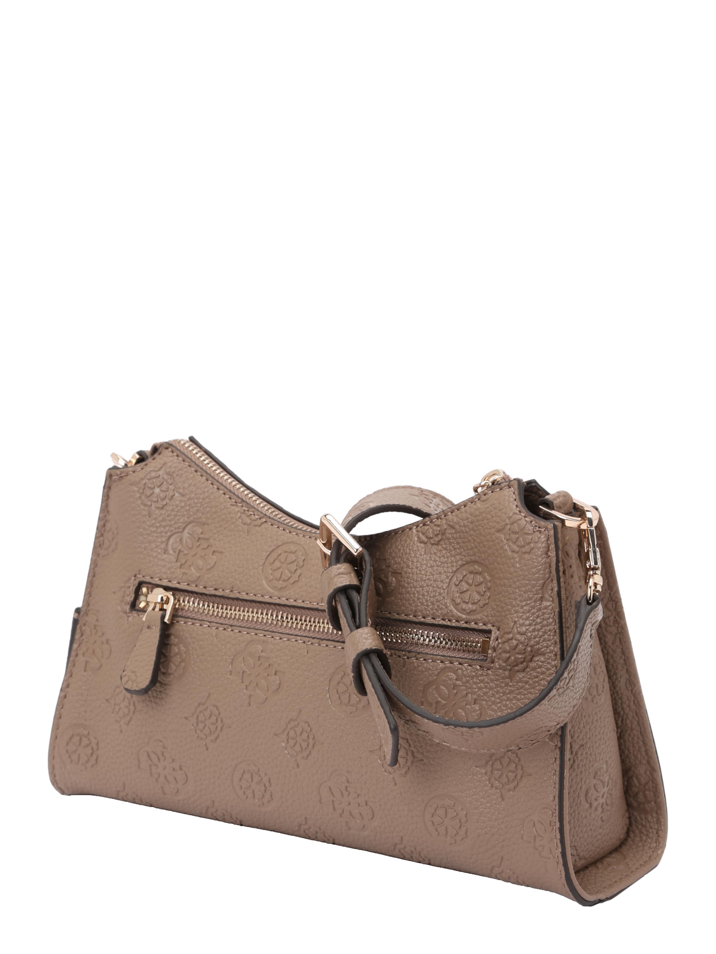 GUESS Shoulder bag 'CRESIDIA II TOP ZIP SHLDR BAG' in Beige