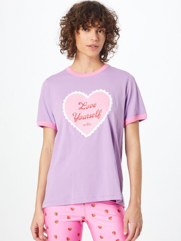 Crās Shirt 'Jessie' in Purple: front