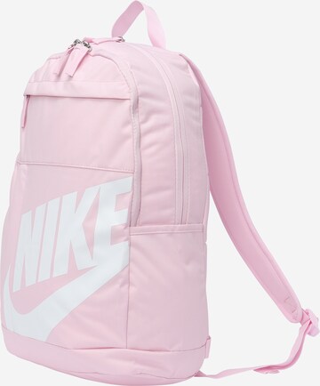 Sac à dos 'Elemental' Nike Sportswear en rose : devant