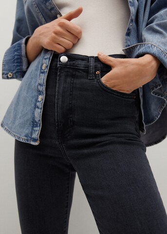 MANGO Flared Jeans 'Sienna' in Black