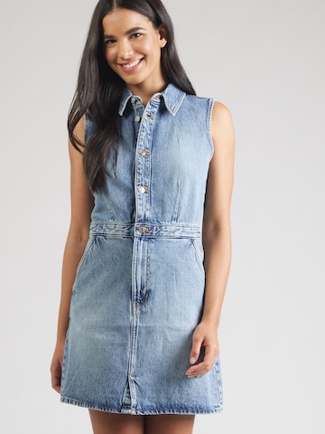 Robe-chemise Calvin Klein Jeans en bleu : devant