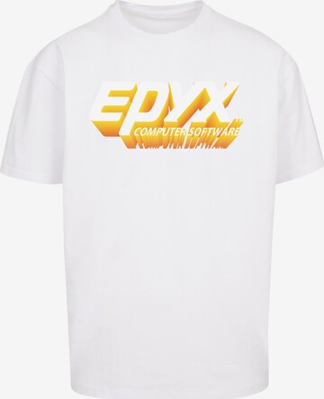 F4NT4STIC Shirt 'EPYX Logo 3D Retro Gaming SEVENSQUARED' in Wit: voorkant