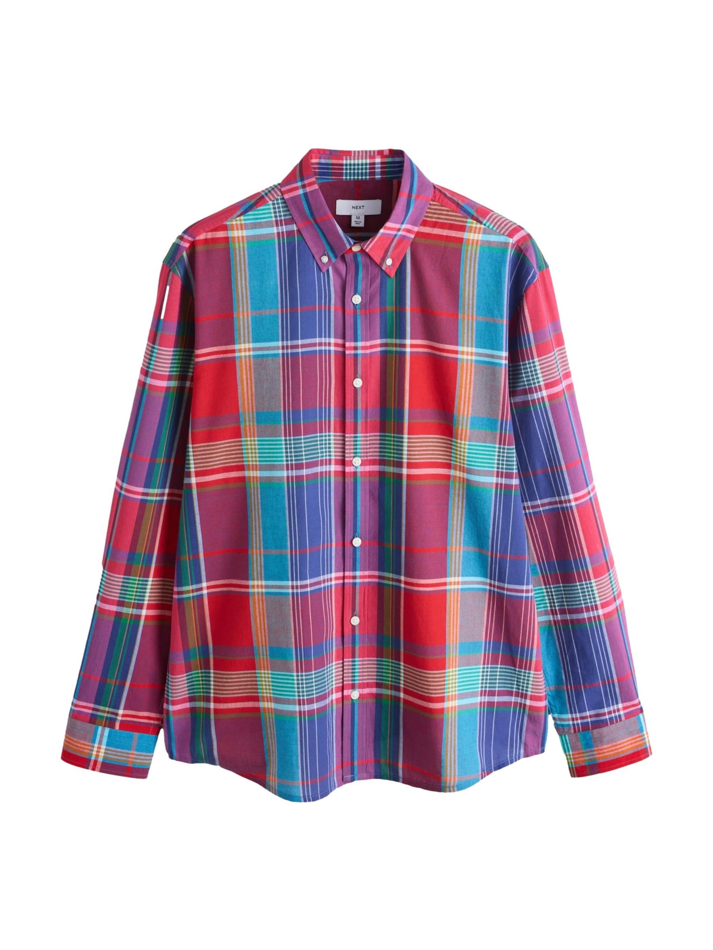 Next Regular fit Button Up Shirt in Red: front