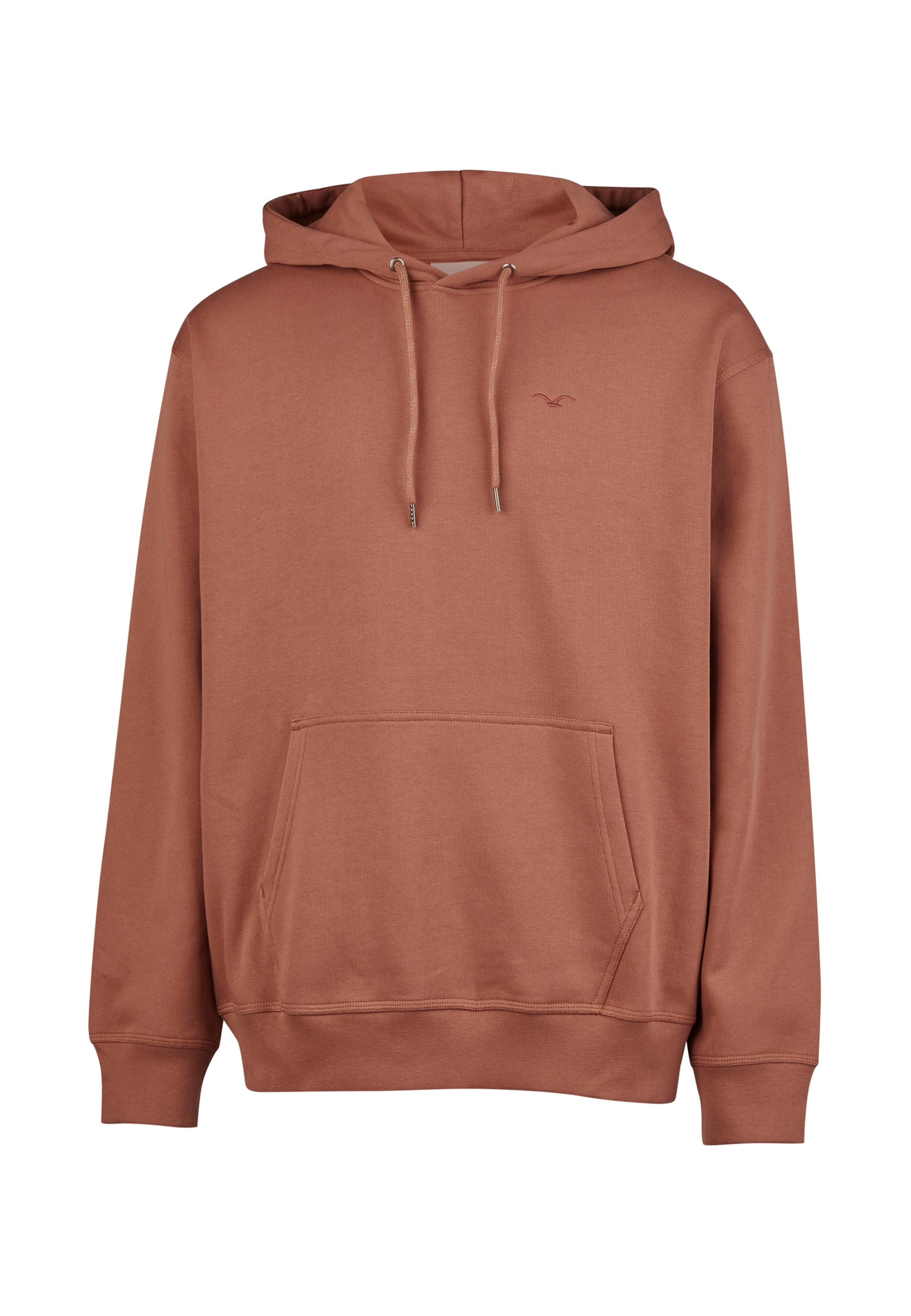 Cleptomanicx Sweatshirt 'Ligull Boxy' in Braun: Vorderseite