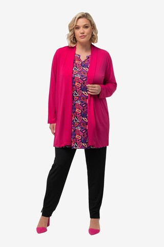 Ulla Popken Knit Cardigan in Pink