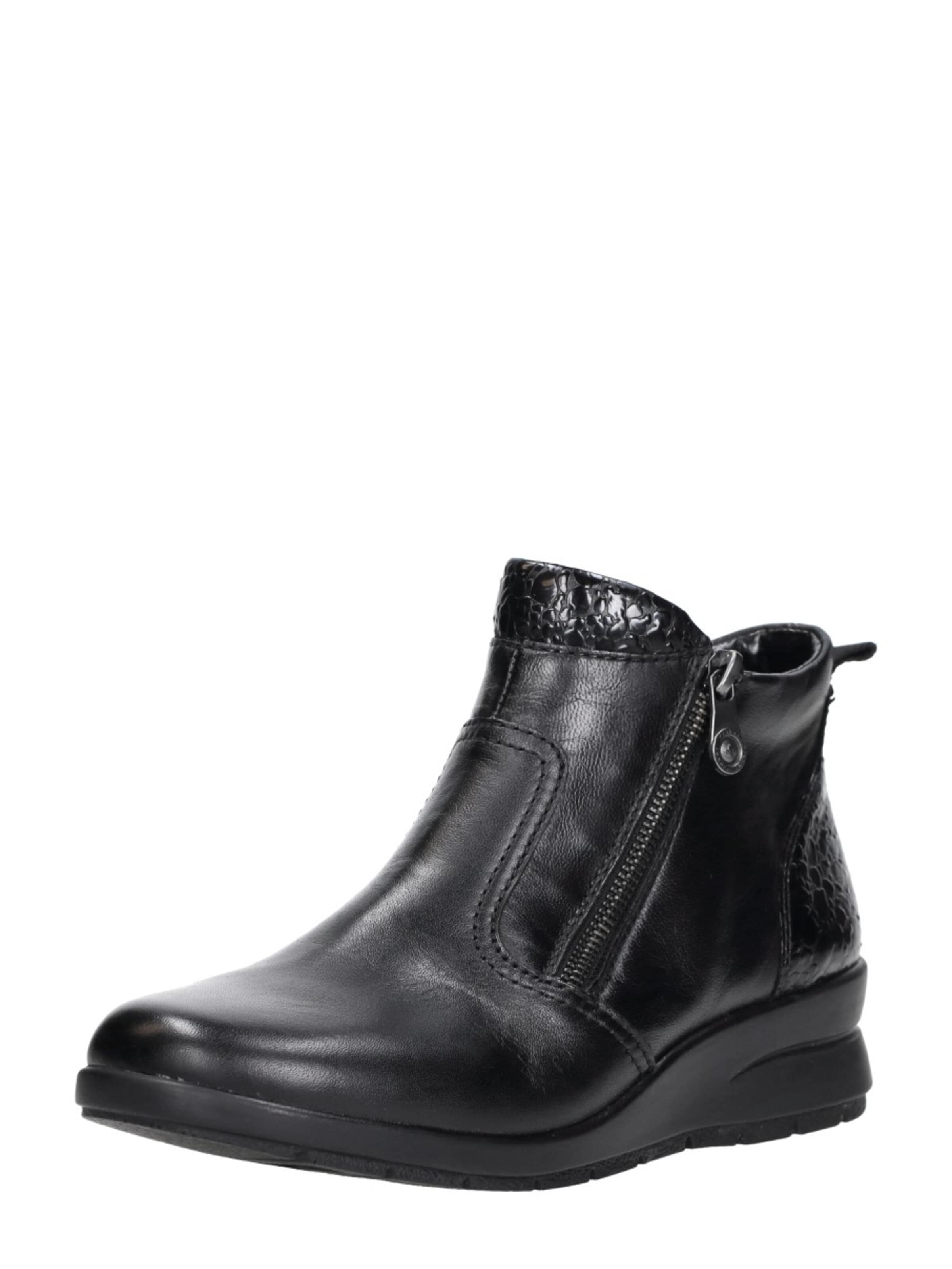 Rieker Boots 'Enkellaarsjes Plat' in Black