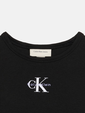 Calvin Klein Jeans Tričko – černá