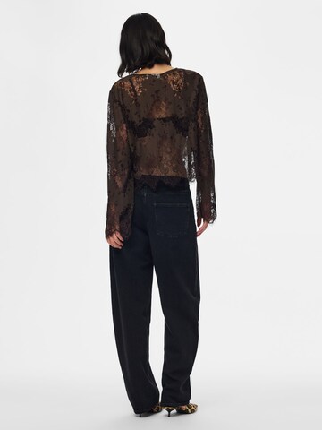 PIECES - Blusa 'PCNorinne' en marrón