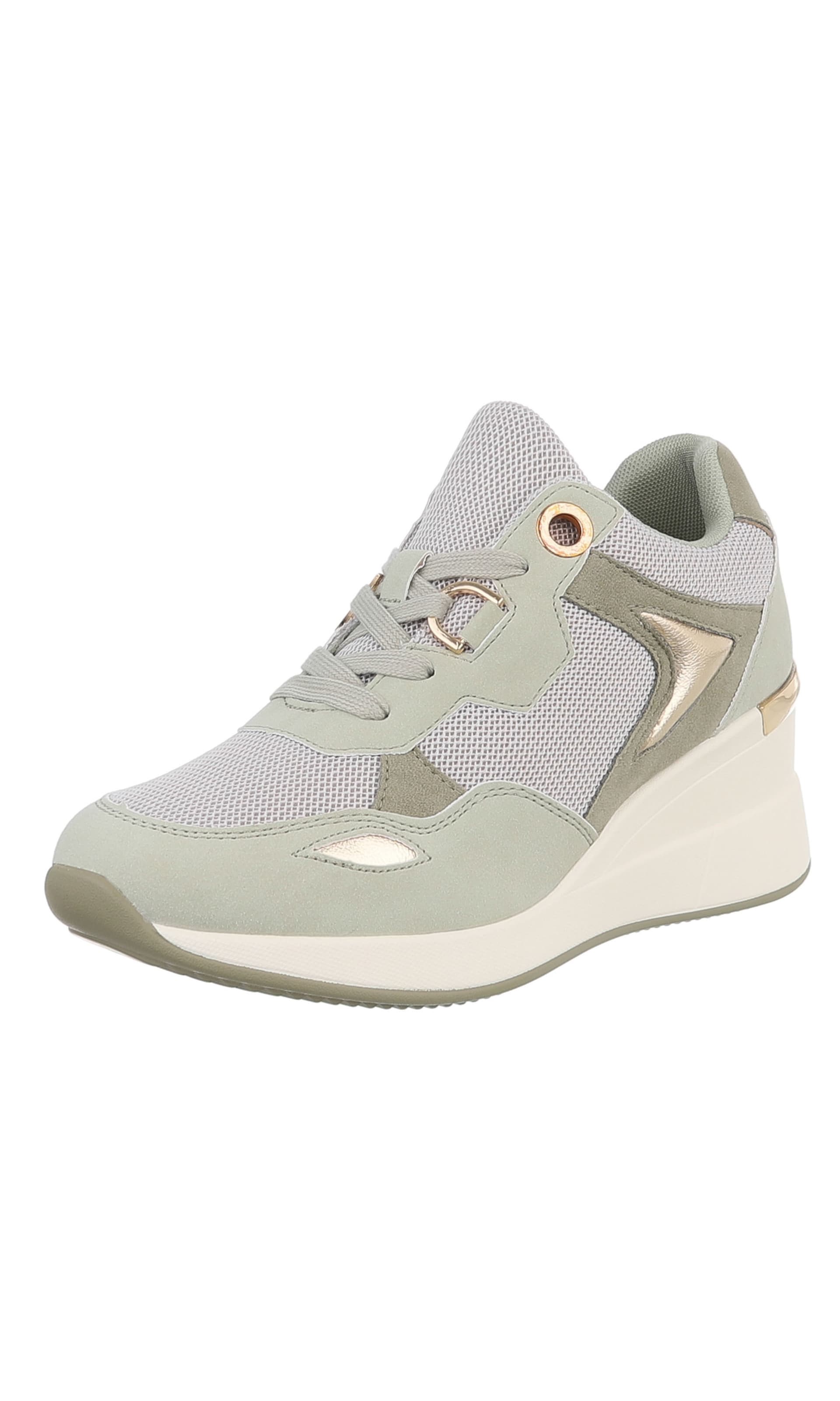 Ital-Design Sneakers in Rose gold / Light green / White, Item view