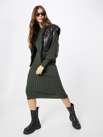 Soft Rebels - Vestido de malha 'SRFelina' em verde