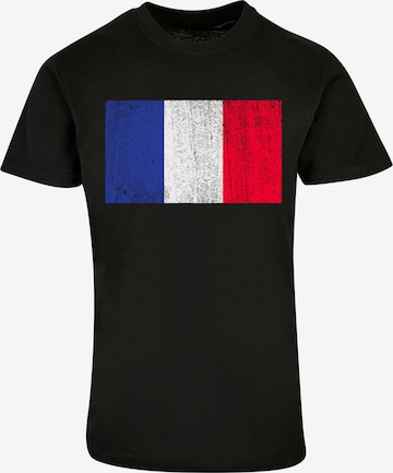 F4NT4STIC Shirt 'Frankreich Flagge France distressed' in Grau | ABOUT YOU