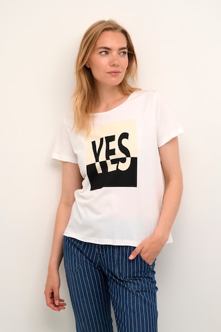 T-shirt 'Karen' Cream en blanc : devant