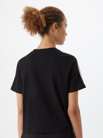ADIDAS SPORTSWEAR Performance Shirt 'Essentials Loose 3-Stripes ' in Black