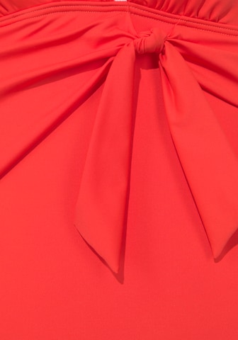VIVANCE Trikotni nedrčki Enodelne kopalke | rdeča barva