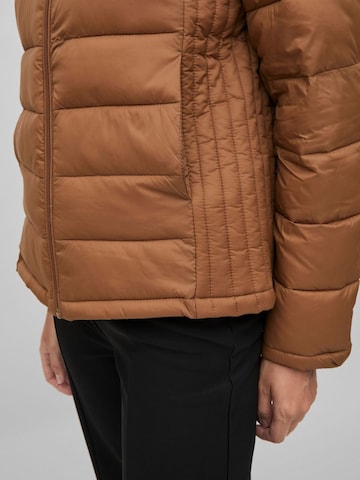 VILA Winter Jacket in Brown