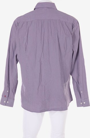 Hatico Button Up Shirt in XXL in Purple