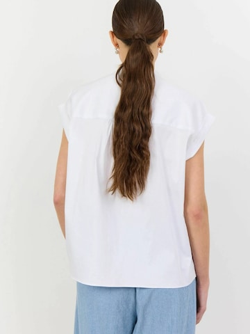 Levete Room Blouse 'Isla Solid 122' in Wit