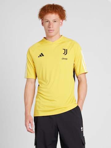 ADIDAS PERFORMANCE Tricot 'Juventus Turin Tiro 23' in Geel: voorkant