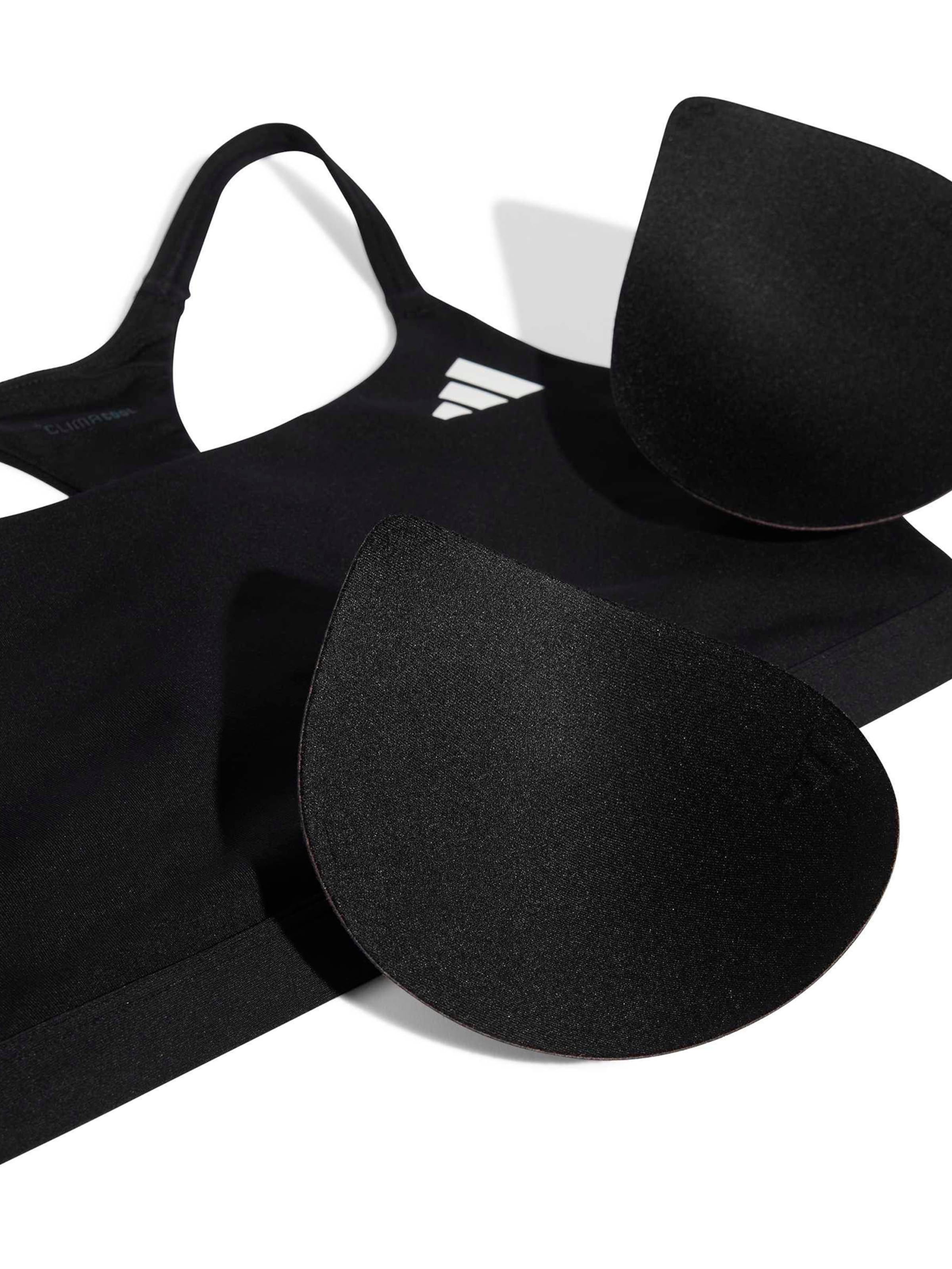 ADIDAS PERFORMANCE Bralette Sports bra 'OPT ESS' in Black