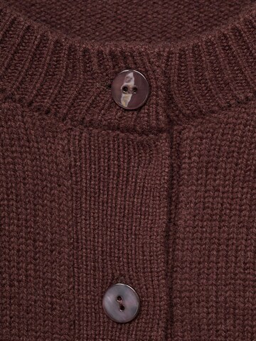 MANGO Knit cardigan 'SCORPIUS' in Brown
