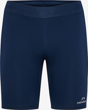 Newline Skinny Workout Pants in Blue: front