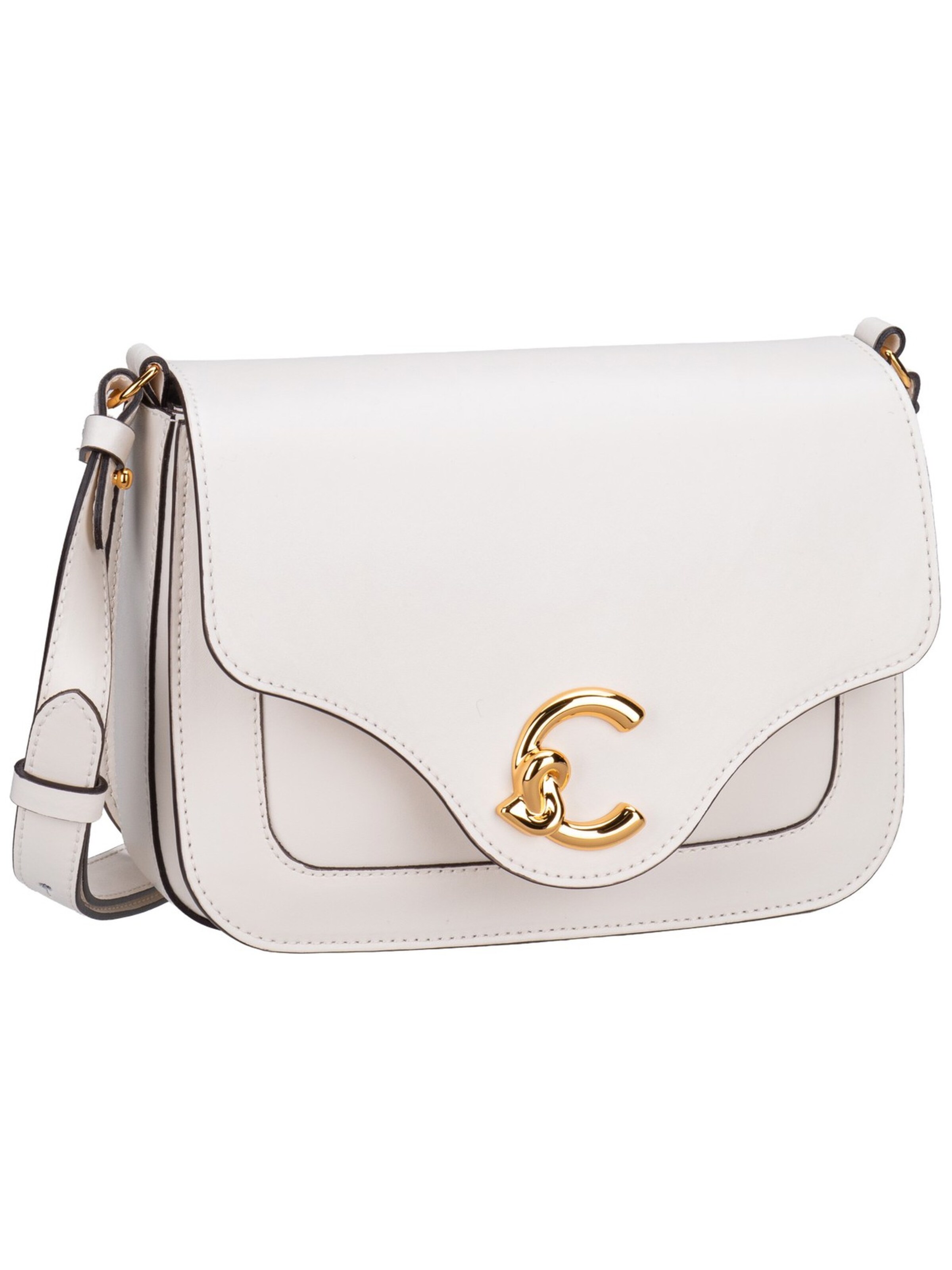 Borsa a tracolla 'C-Me' di Coccinelle in bianco: frontale