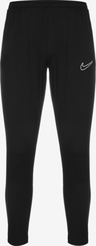 NIKE Skinny Sportbroek 'Academy 23' in Zwart: voorkant