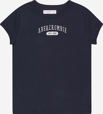 T-Shirt 'ESSENTIALS' Abercrombie & Fitch en bleu : devant