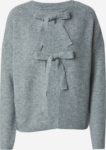PIECES Cardigan i grå: forside