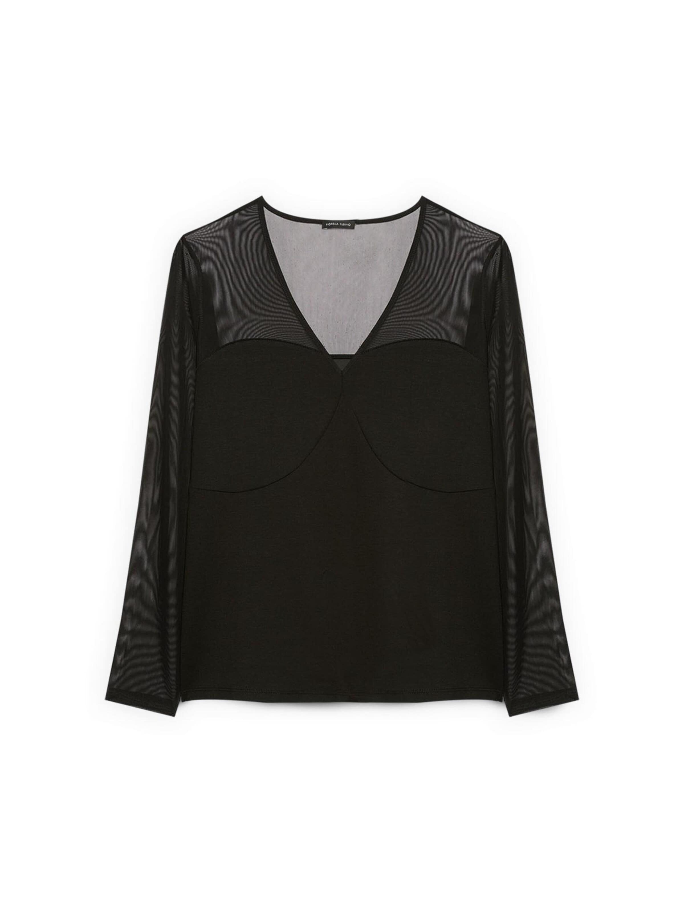 Fiorella Rubino Shirt in Black: front