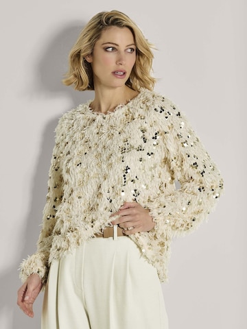 MADELEINE Sweatshirt in Beige: voorkant
