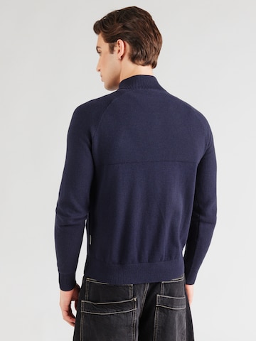 NAPAPIJRI Strickjacke 'DERAS' in Blau: Rückseite