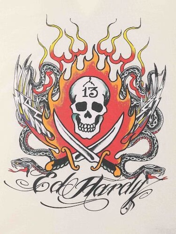Ed Hardy Comfort Fit Πουκάμισο σε μπεζ