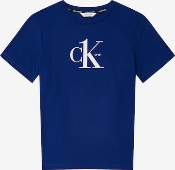 Calvin Klein Swimwear T-Shirt in Blau: predná strana