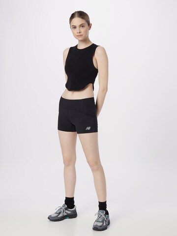 new balance - Skinny Calças de desporto 'Accelerate' em preto