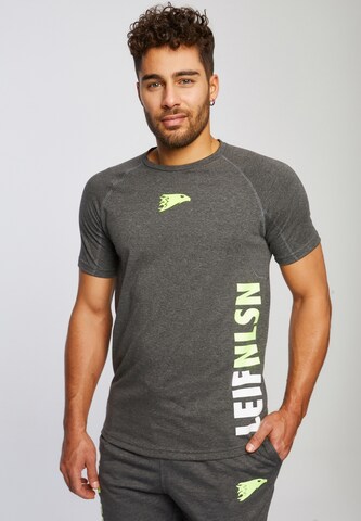 Leif Nelson T-Shirt in Grau: predná strana
