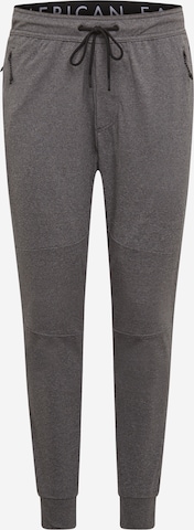 American Eagle Tapered Pants in Grey: front