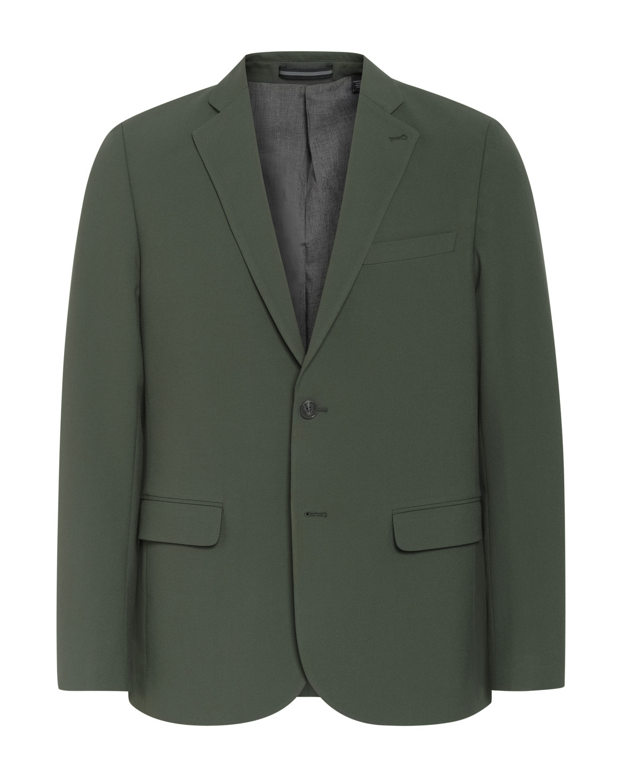 Coupe regular Veste de costume Matinique en vert : devant