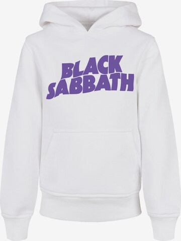 Sweat 'Black Sabbath' F4NT4STIC en blanc : devant